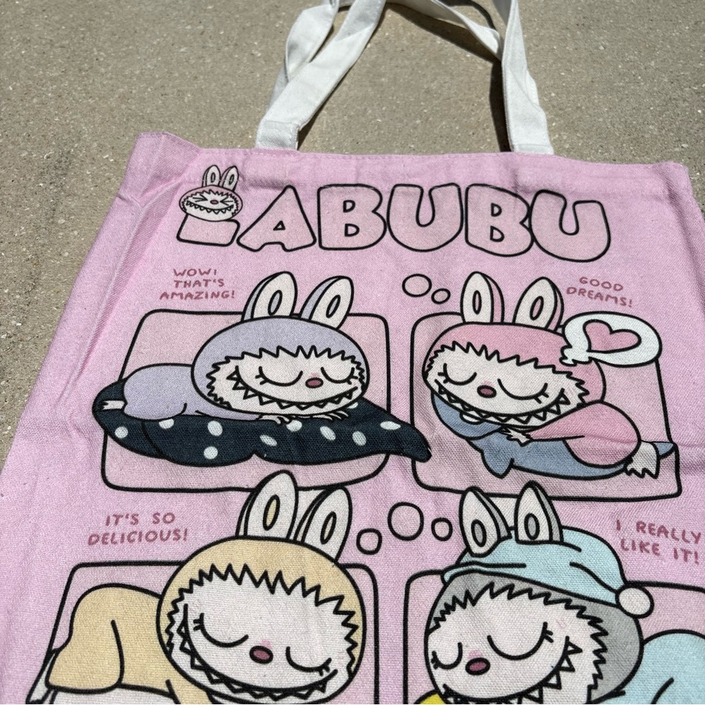 Pink Labubu Tote Bag Y2K tote - Picture 5 of 7